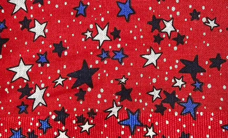 Red Patriotic Stars
